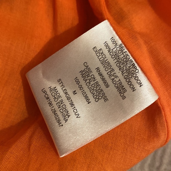 Gianni Bini Orange Mini Dress. Size M - Picture 5 of 9